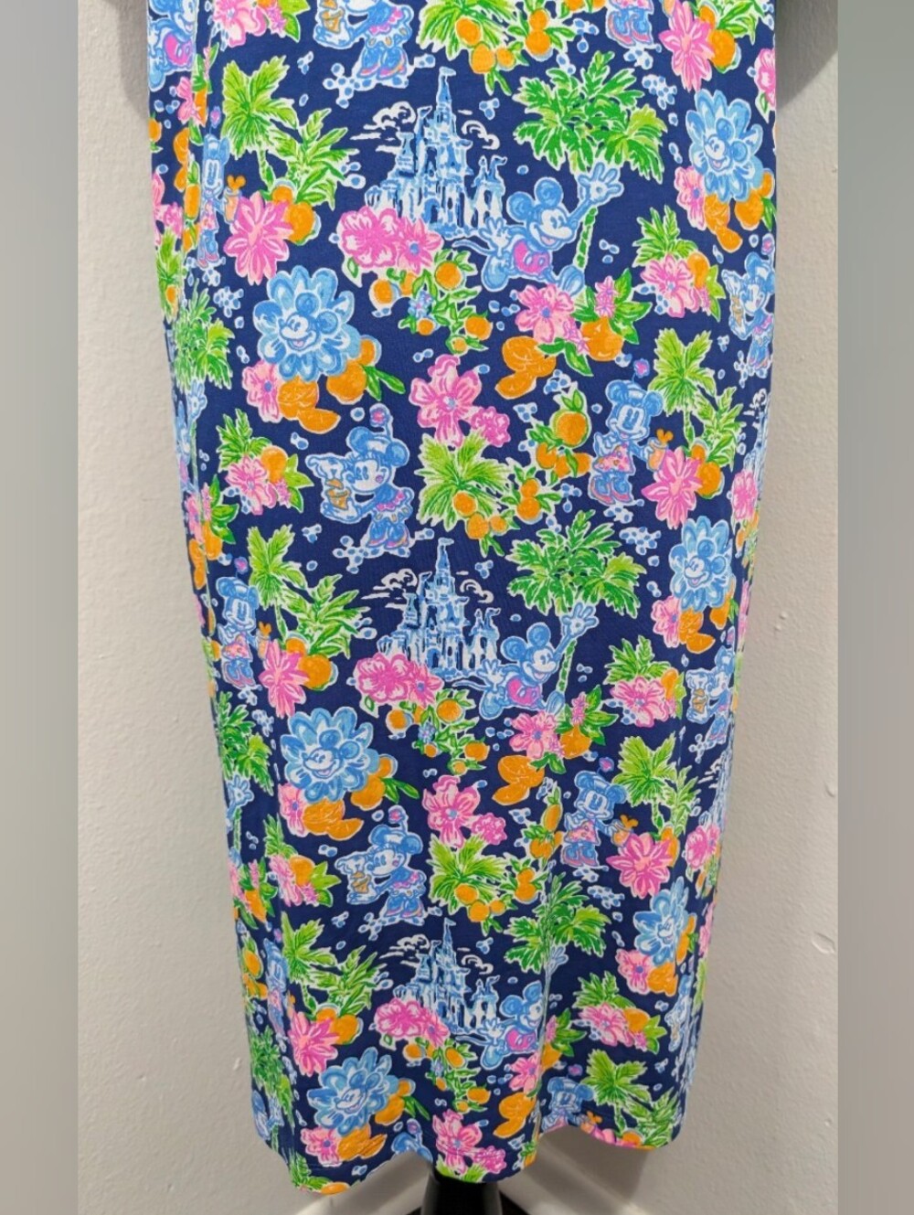 Lilly Pulitzer Disney Coastal Beach Whimsical Resort Vacation Playful Dress XL - Picture 7 of 13